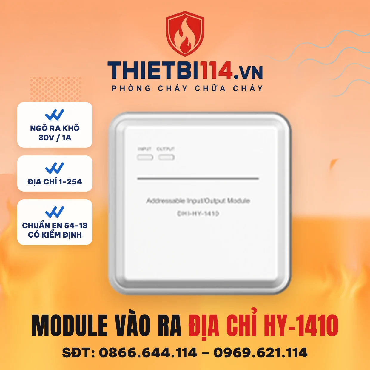 Module vào ra Địa chỉ HY-1410 Module vào ra Địa chỉ HY-1410
