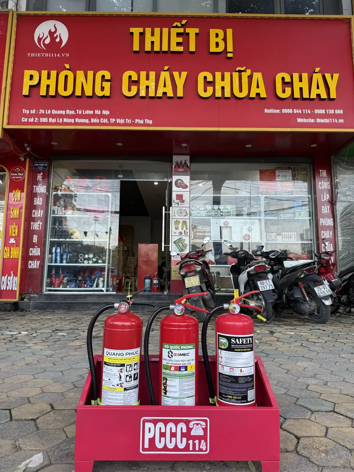 Cửa hàng Thiết bị phòng cháy chữa cháy Thietbi114 tại 24 Lê Quang Đạo, Hà Nội