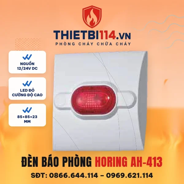 Đèn báo phòng Horing AH-413 LED đỏ gắn ngoài cửa