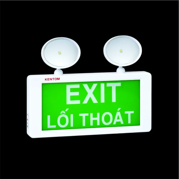 Đèn exit không chỉ hướng KT-730-10 – ảnh chính hãng Kentom
