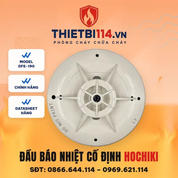 Đầu báo nhiệt cố định 88 °C DFE-190 Hochiki