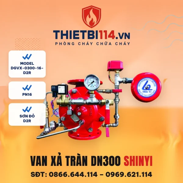 Van xả tràn DGVX-0300-16-D2R ShinYi