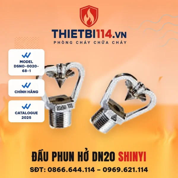 Đầu phun hở DSNO-0020-68-1 ShinYi