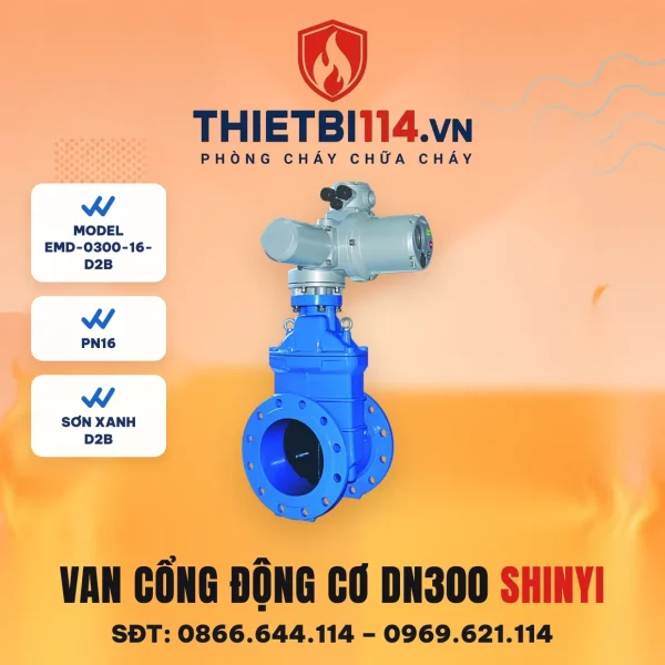 Van cổng động cơ điện EMD-0300-16-D2B ShinYi