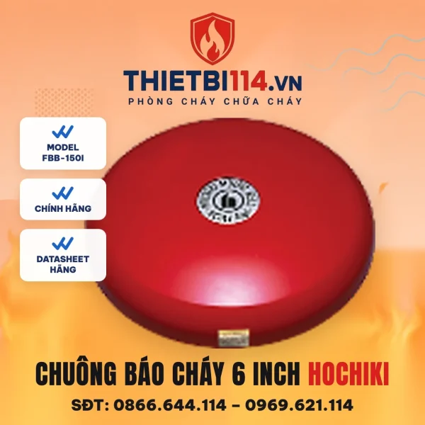 Chuông báo cháy 6 inch FBB-150I Hochiki