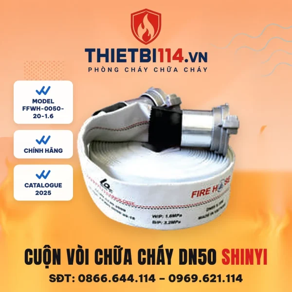 Cuộn vòi chữa cháy FFWH-0050-20-1.6 ShinYi