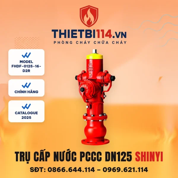 Trụ cấp nước PCCC có đế FHDF-0125-16-D2R ShinYi