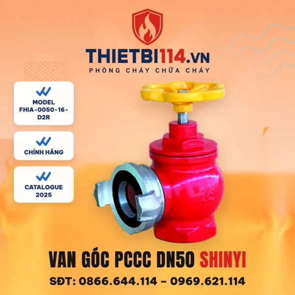 Van góc PCCC FHIA-0050-16-D2R ShinYi