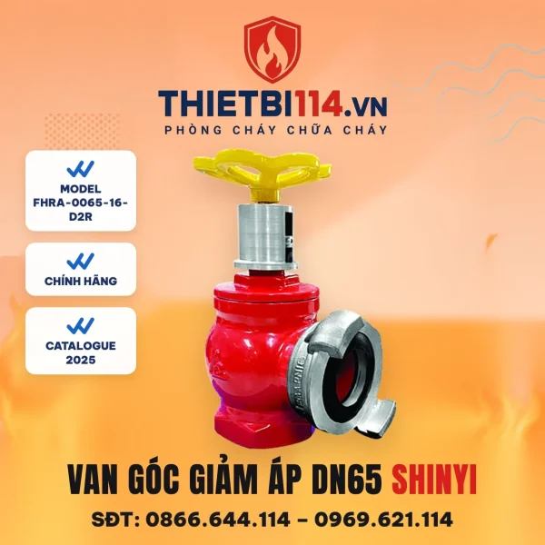 Van góc giảm áp FHRA-0065-16-D2R ShinYi