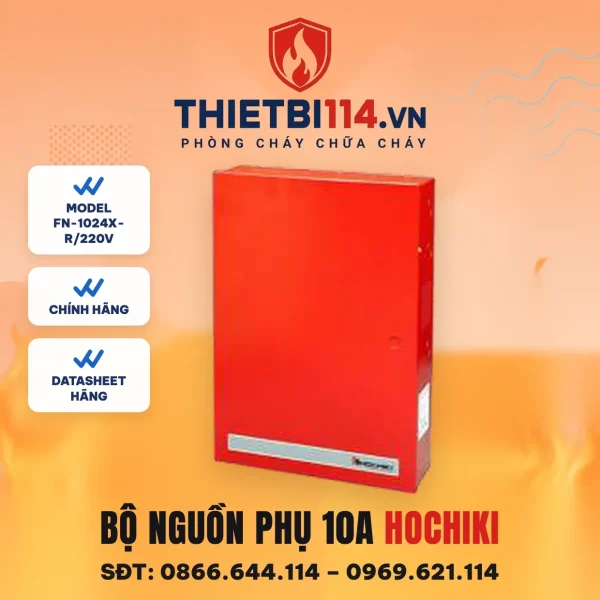 Bộ nguồn phụ 10A FN-1024X-R/220V Hochiki