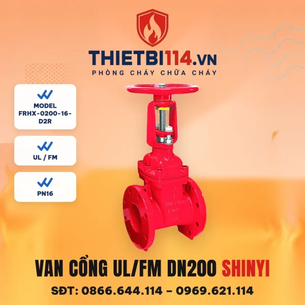 Van cổng FM FRHX-0200-16-D2R ShinYi