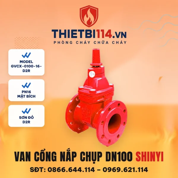 Van cổng ty chìm nắp chụp GVCX-0100-16-D2R ShinYi