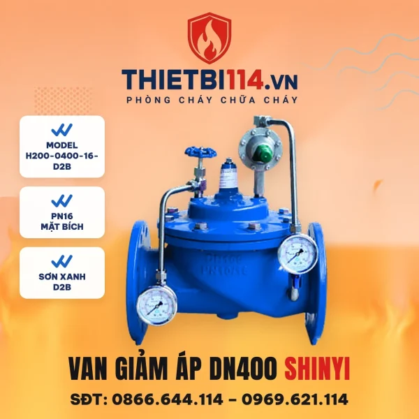 Van giảm áp H200-0400-16-D2B ShinYi