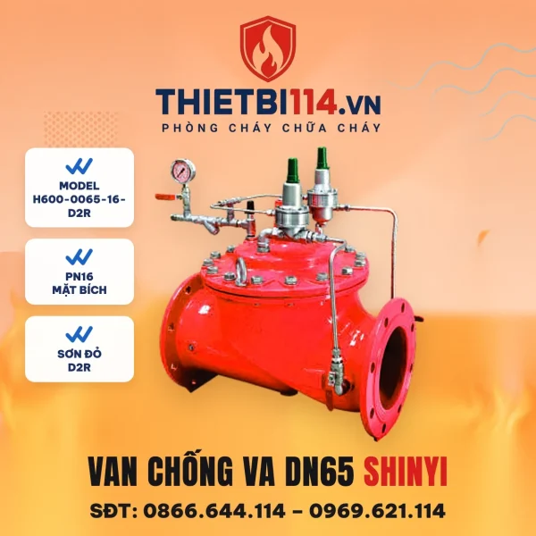 Van chống va H600-0065-16-D2R ShinYi