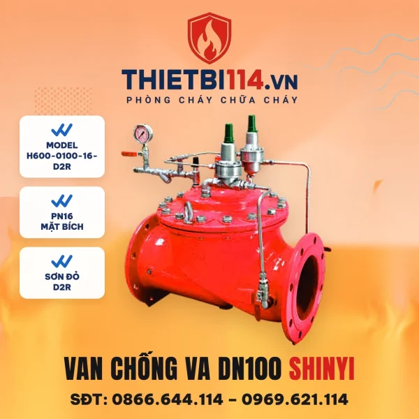Van chống va H600-0100-16-D2R ShinYi