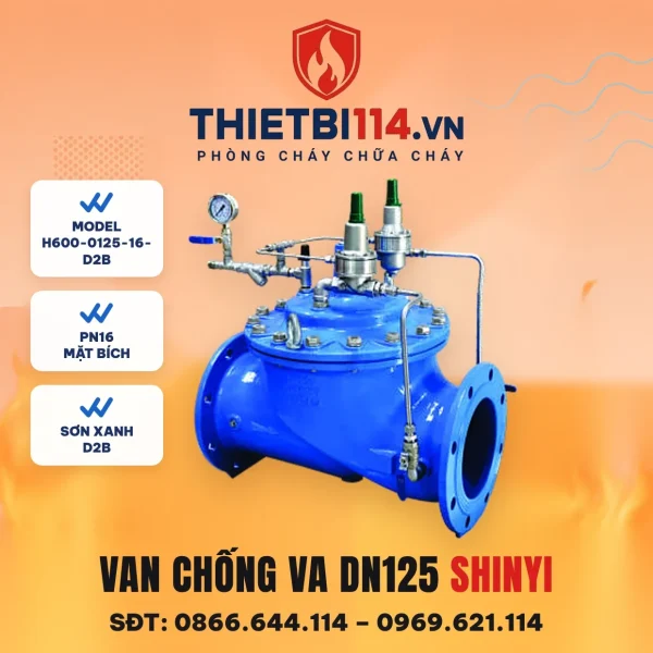 Van chống va H600-0125-16-D2B ShinYi