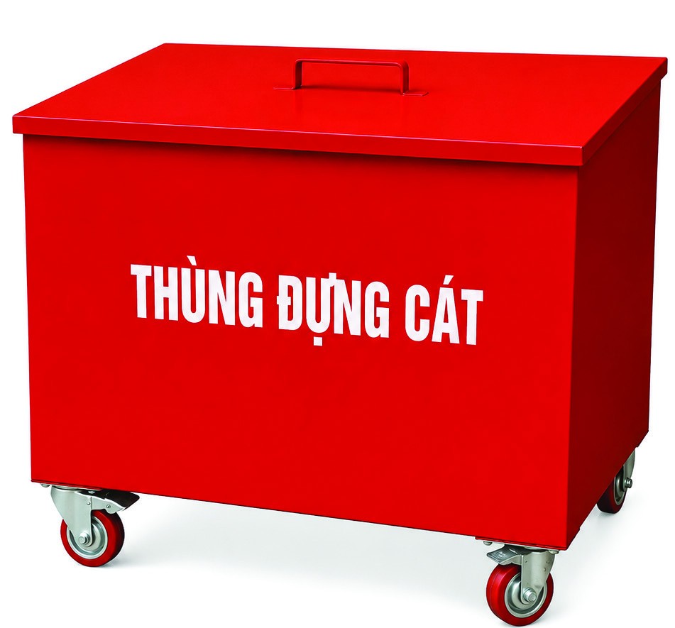 hat-studio-tr13 Thùng đựng cát có bánh xe xưởng gia công