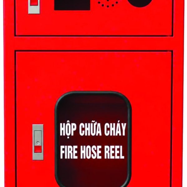 Hộp chữa cháy tích hợp 2 ngăn lăng vòi xưởng gia công