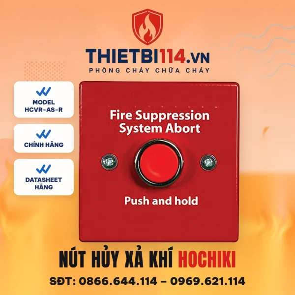 Nút hủy xả khí HCVR-AS-R Hochiki