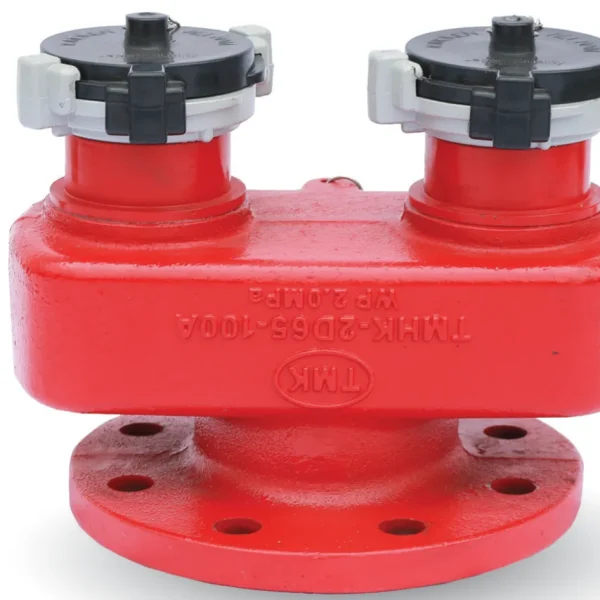 Họng tiếp nước 2 cửa TMHK-2D65-100A – ảnh chính hãng Tomoken