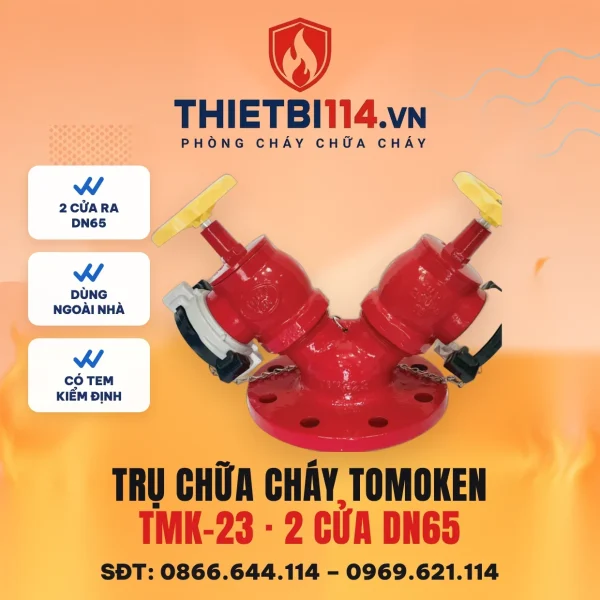 Trụ chữa cháy TMK-23 – ảnh sản phẩm Tomoken
