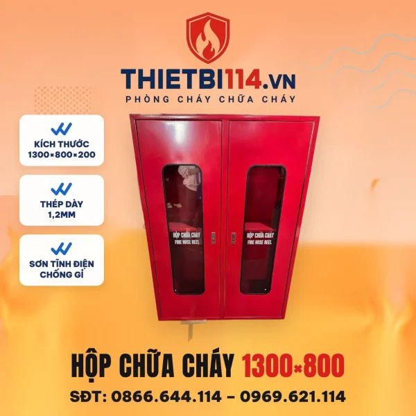 Hộp chữa cháy 1300x800x200x1.2mm – ảnh sản phẩm