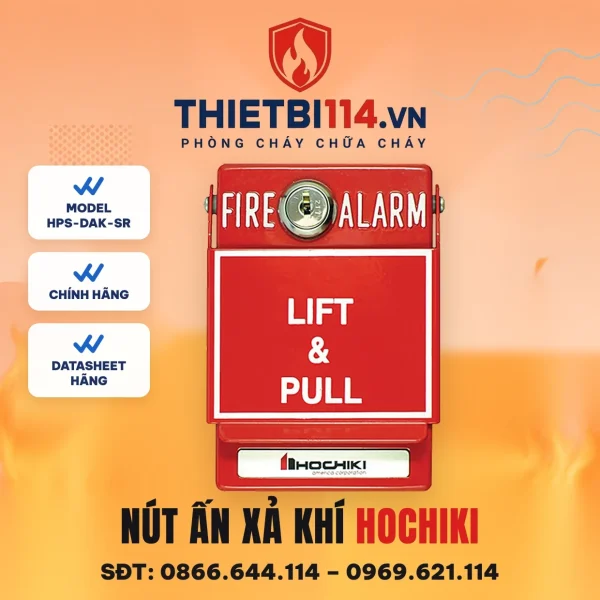 Nút ấn xả khí HPS-DAK-SR Hochiki