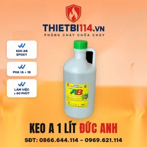 Keo A 1 lít Đức Anh keo AB hai thành phần epoxy