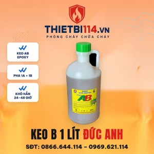 Keo B 1 lít Đức Anh keo AB hai thành phần epoxy