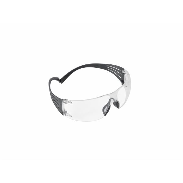 Kính bảo hộ 3M SecureFit SF301AF gọng đen không viền, mắt kính trong phủ chống mờ