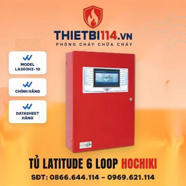 Tủ báo cháy địa chỉ 6 loop LA303H3-10 Hochiki