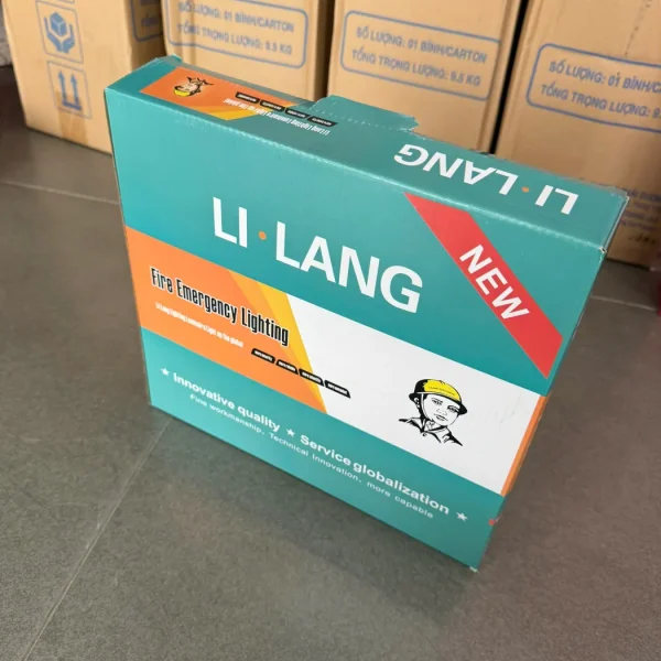 Hộp đèn sự cố Lilang Fire Emergency Lighting – ảnh thực tế tại cửa hàng