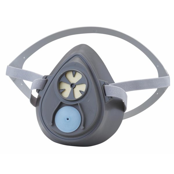 Mặt nạ phòng độc 3M 3200 thân cao su, một phin lọc ren ở giữa