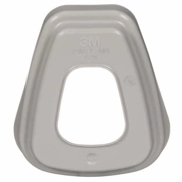 Nắp giữ tấm lọc 3M 501 nhựa xám in mã PART NO 501