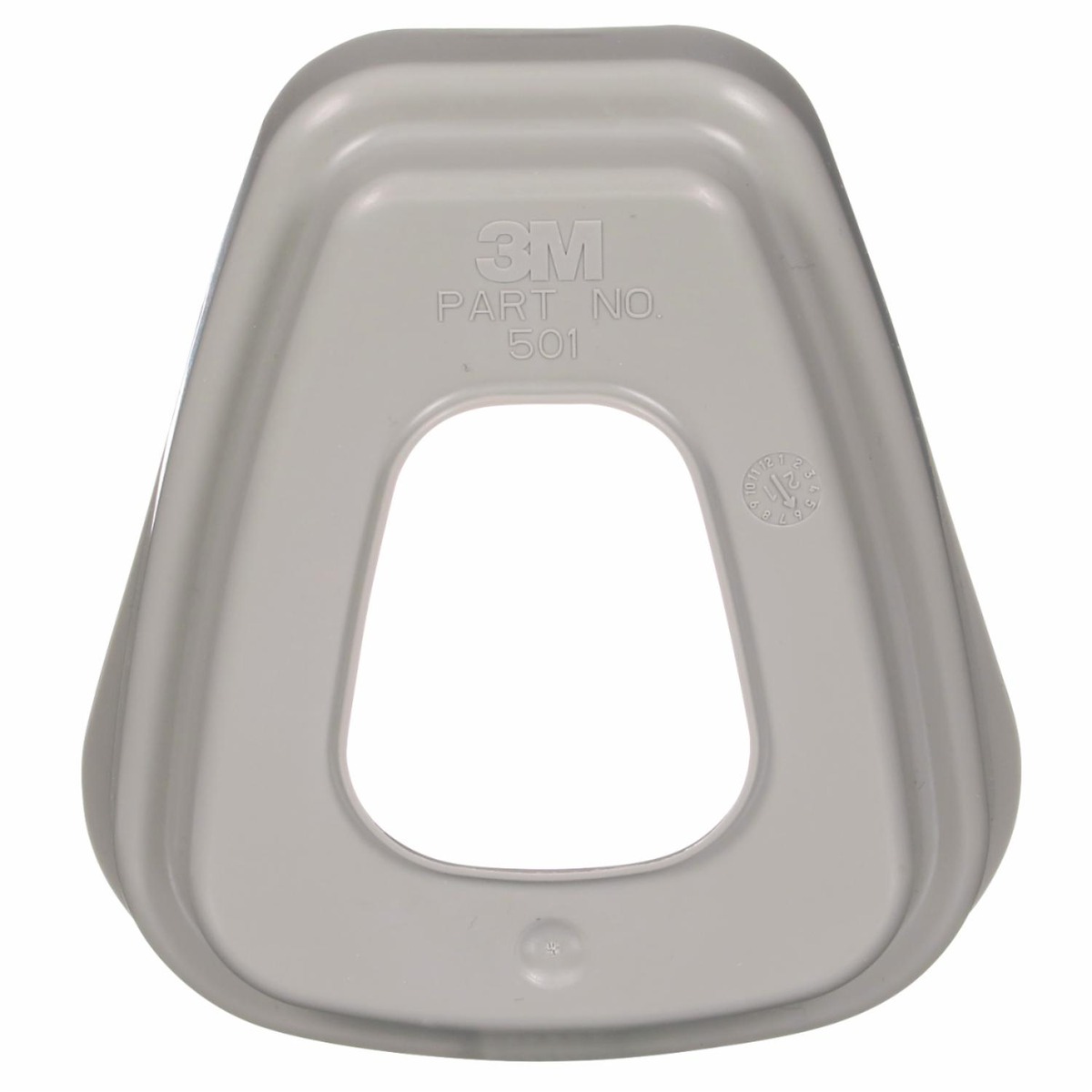 Nắp giữ tấm lọc 3M 501 nhựa xám in mã PART NO 501 Nắp giữ tấm lọc 3M 501 nhựa xám in mã PART NO 501