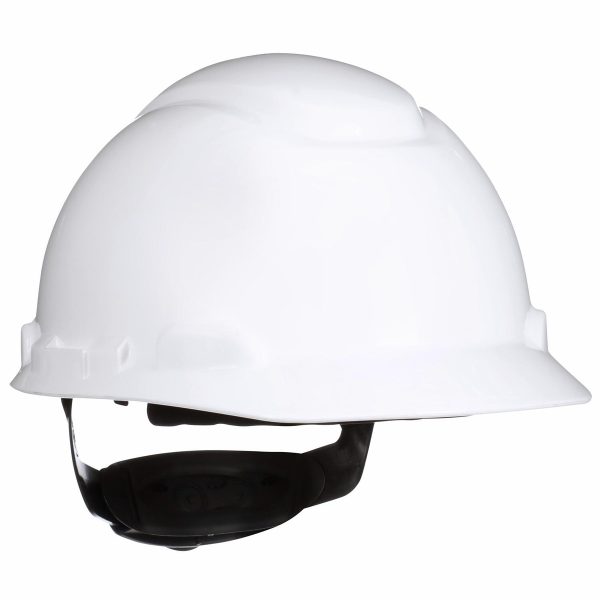 Nón bảo hộ 3M SecureFit dòng H-700 màu trắng, quai đỡ 4 điểm khoá răng, có cảm biến UVicator