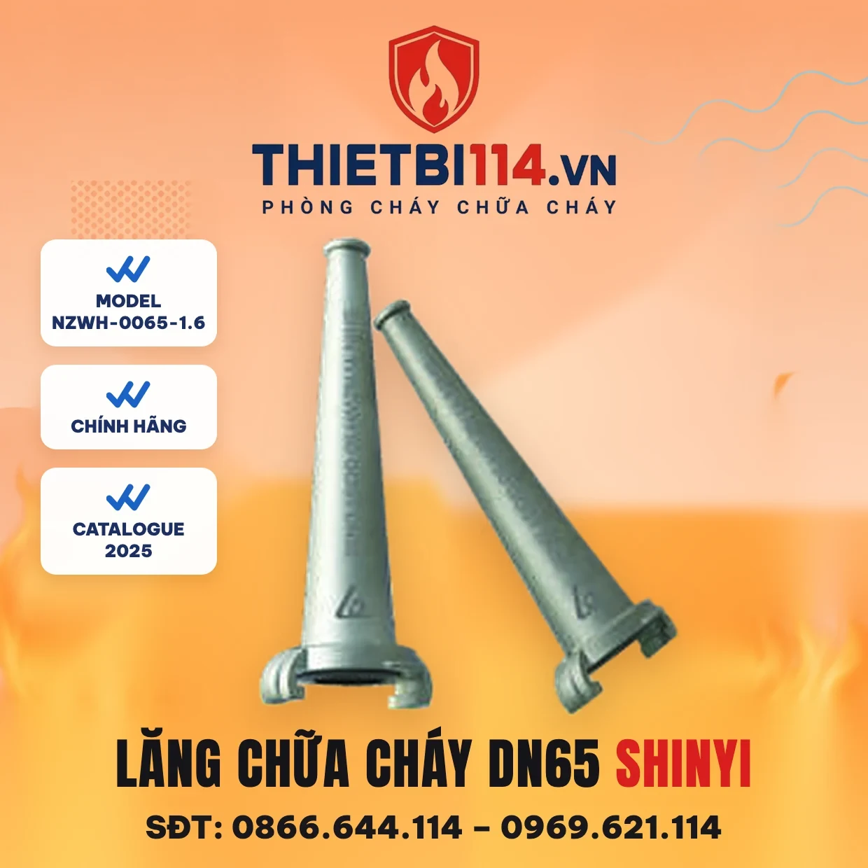 Lăng chữa cháy NZWH-0065-1.6 ShinYi Lăng chữa cháy NZWH-0065-1.6 ShinYi