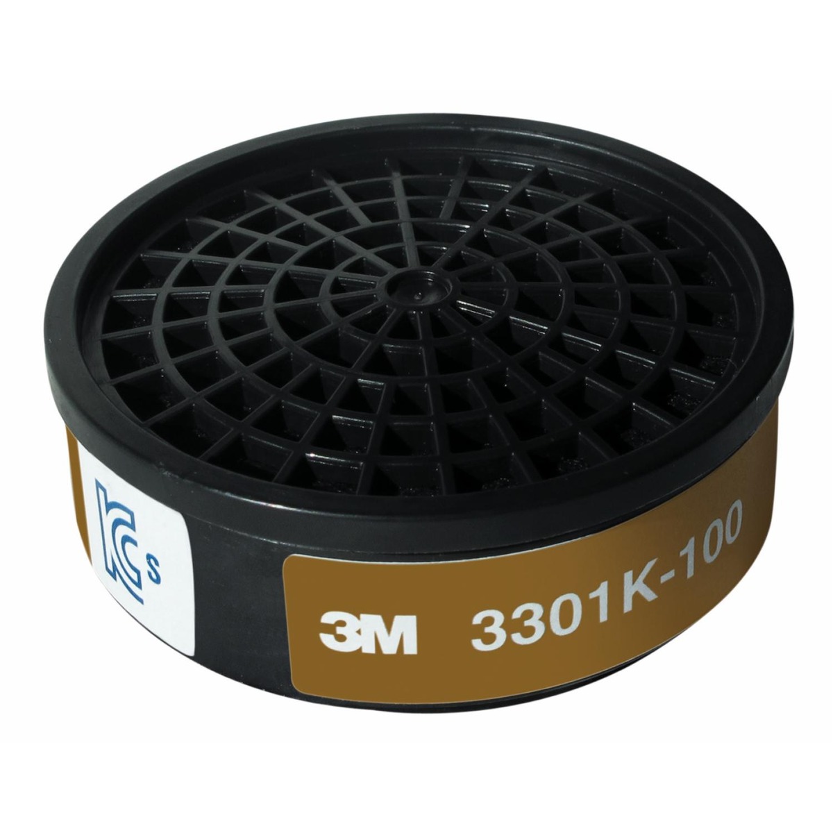 Phin lọc 3M 3301K-100 nhãn nâu, mặt lưới đen, lắp khớp cho mặt nạ 3M 3200 Phin lọc 3M 3301K-100 nhãn nâu, mặt lưới đen, lắp khớp cho mặt nạ 3M 3200