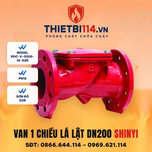 Van một chiều lá lật RDC-V-0200-16-D2R ShinYi