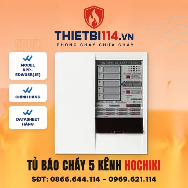 Tủ báo cháy 5 kênh RPP-EDW05B(JE) Hochiki