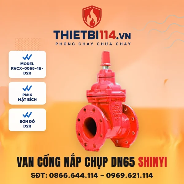 Van cổng ty chìm nắp chụp RVCX-0065-16-D2R ShinYi