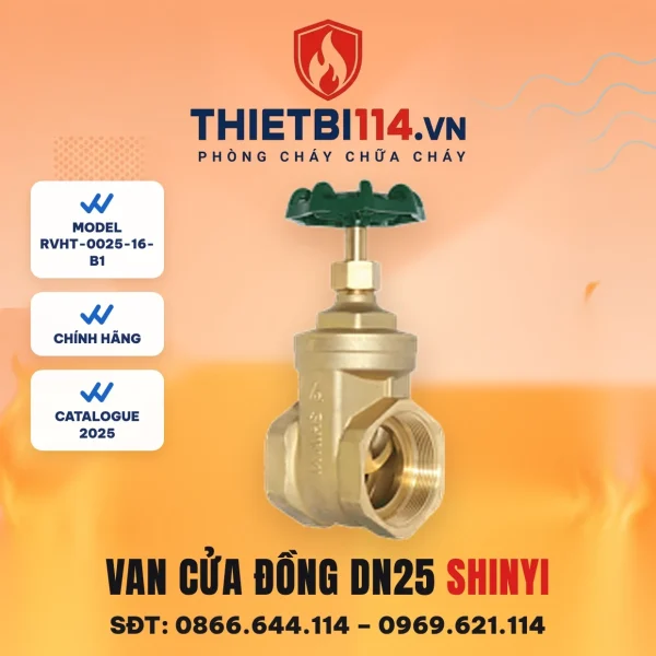 Van cửa đồng RVHT-0025-16-B1 ShinYi