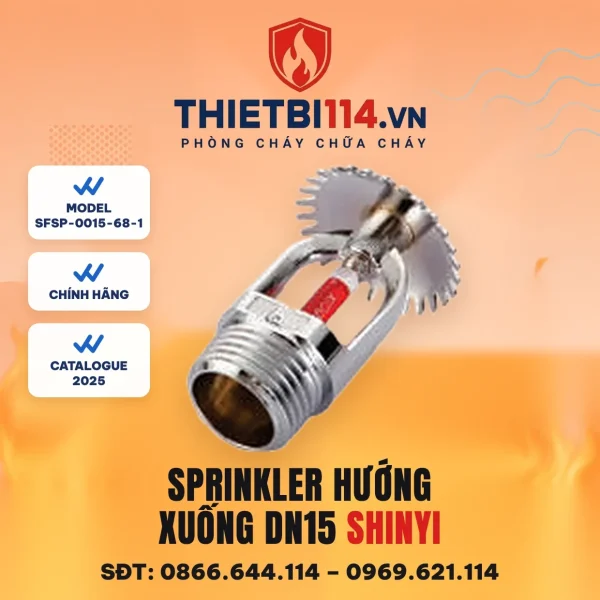 Đầu phun kín hướng xuống SFSP-0015-68-1 ShinYi