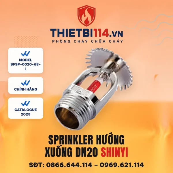 Đầu phun kín hướng xuống SFSP-0020-68-1 ShinYi