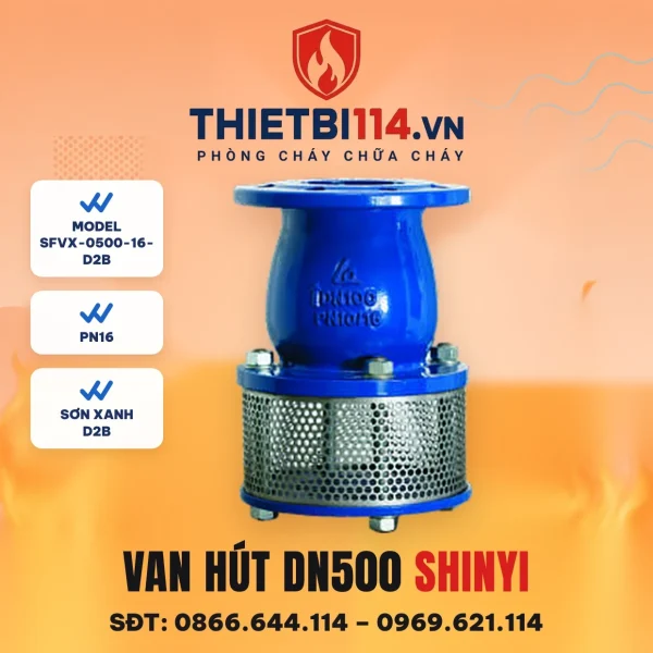 Van hút SFVX-0500-16-D2B ShinYi