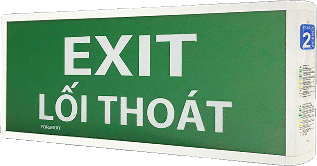 sp-den-exit-1-mat-khong-huong-paragon-pexf13sc-g2-v2 Đèn exit 1 mặt Paragon PEXF13SC-G2 - ảnh chính hãng