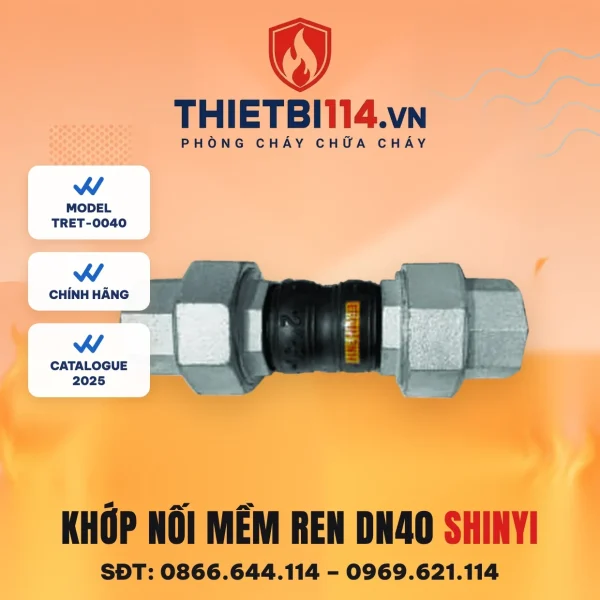 Khớp nối mềm ren TRET-0040 ShinYi