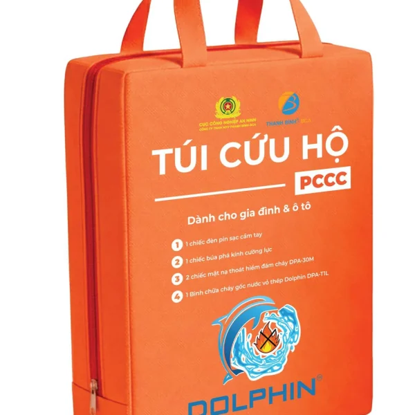 Túi cứu hộ PCCC Dolphin màu cam dành cho gia đình và ô tô