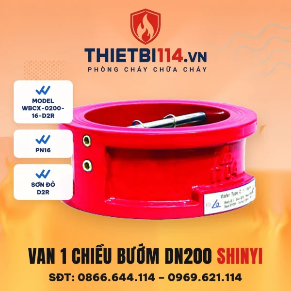Van một chiều bướm WBCX-0200-16-D2R ShinYi