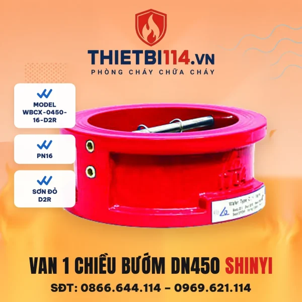 Van một chiều bướm WBCX-0450-16-D2R ShinYi